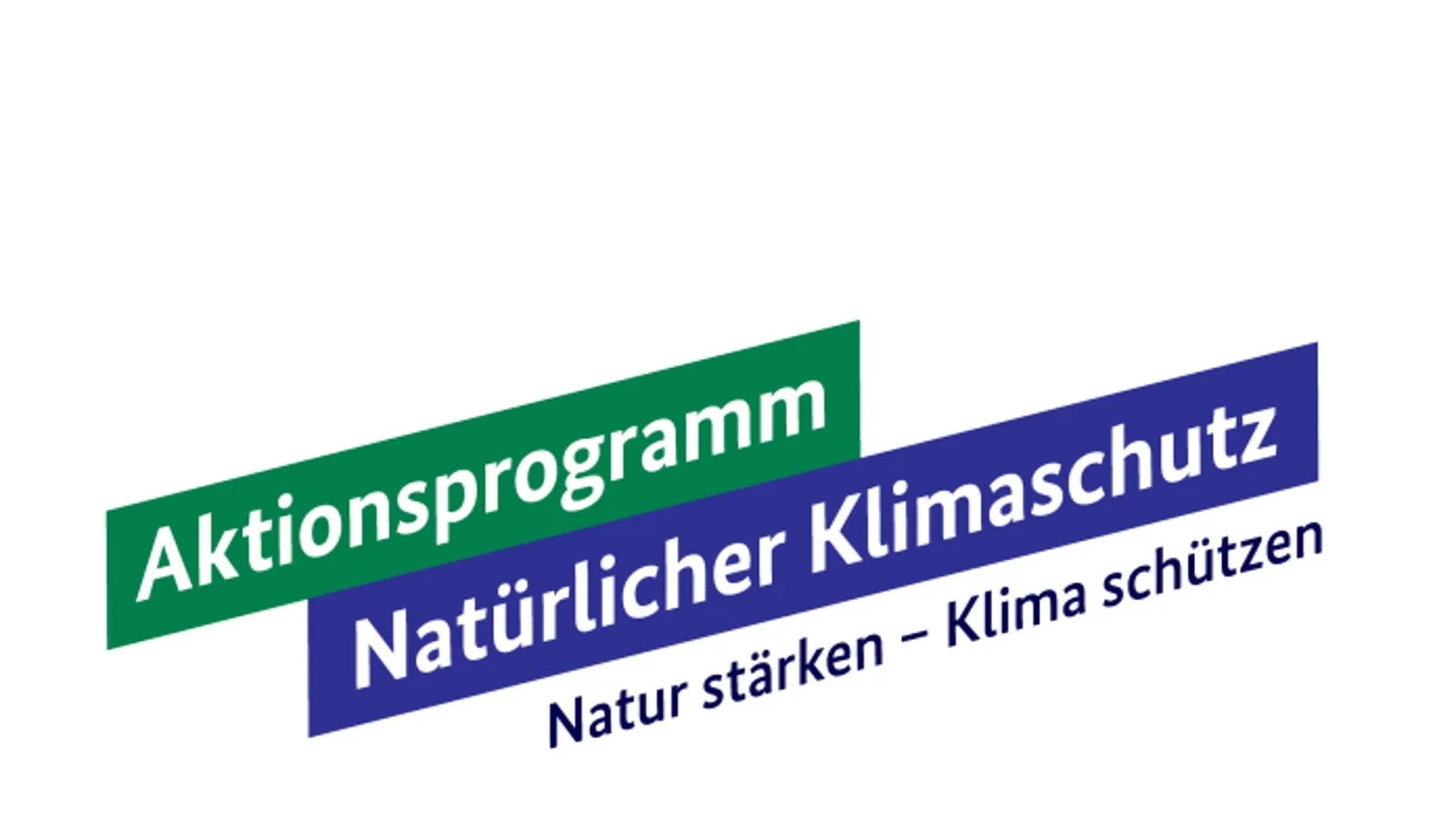 Logo des Aktionsprogramms Natürlicher Klimaschutz des Bundesministeriums für Umwelt, Naturschutz, nukleare Sicherheit und Verbraucherschutz